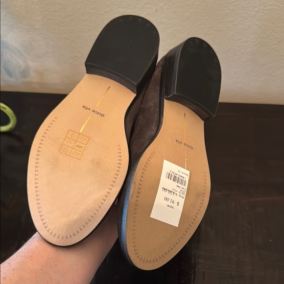 Dolce Vita Gray Ankle Booties with Suede Finish - Picture 4 of 7